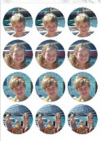 Order a 12 2.5 inch Circles Sheet Edible Picture from Icing Images